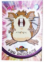 1999 Topps Pokemon TV Animation Raticate #20