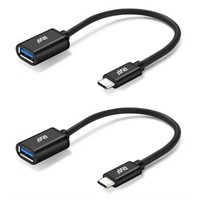 RVP+ USB C to USB 3.0 Adapter (5Gbps  2Pack  0.5FT