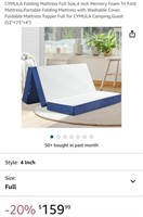 FOLDING MATTRESS (OPEN BOX)