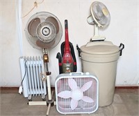 Fans, Vacuum, Heater