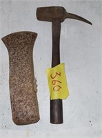 Hammer, splitting maul head
