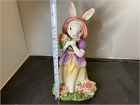 11" Ceramic Spring Bunny