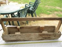 Antique Carpenter's Wood Saw Box / Tool Box