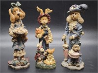 Boyd's Bears Folkstone Figurines (3) - Numbered