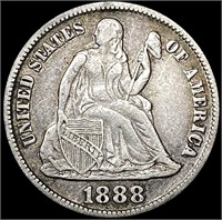 1888-S Seated Liberty Dime CLOSELY UNCIRCULATED