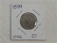 1899 Liberty V Nickel Uncirculated Choice Coin