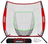 7'x7' Baseball Practice Net for Hitting and