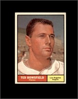 1961 Topps #216 Ted Bowsfield EX-MT to NRMT+