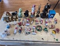 Large mixed lot of VTG figurines