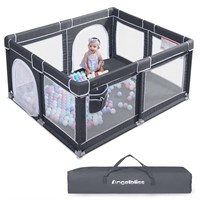 ANGELBLISS Baby Playpen, Extra Large Playard, Indo