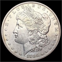 1884-S Morgan Silver Dollar CLOSELY UNCIRCULATED