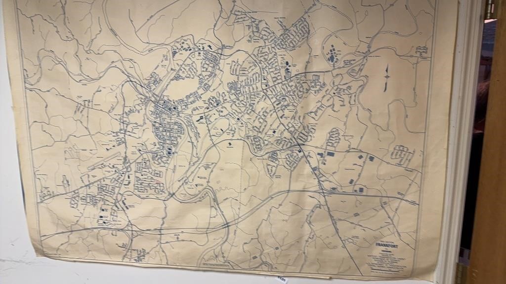 5 old Frankfort maps