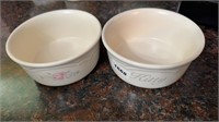 2 Kitty bowls