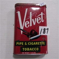 VELVET POCKET TOBACCO TIN