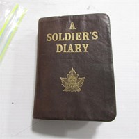UNIQUE WW1 CDN SOLDIERS DIARY W/ PHOTOS ETC