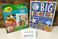 Colour & Stick Book / Big Stickers Book