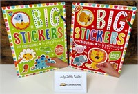 2 Big Stickers Books