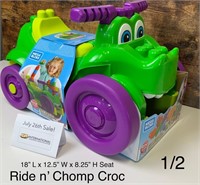 Block Chomper Croc Ride-On Toy (see 2nd photo)
