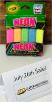 5 Pack of Neon Chalk Sticks