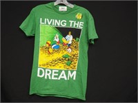 Mens Green Disney Donald Duck T- Shirt
