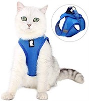 Duton cat harness size medium, Teal blue