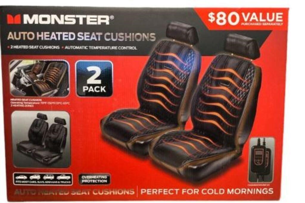 $80 Monster Auto Heated Seat Covers