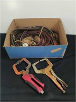 National torch and hoses and miscellaneous tools