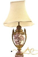 19th CENTURY FRENCH MARBLE URN LAMP