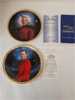 1993 Jean Luc Picard Collectors Plate & 25th Scott