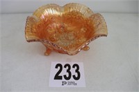 Footed Carnival Glass Bowl(R2)