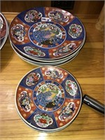 Oriental Decoratort Plates * Platter (10 Pcs)