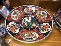 Oriental Decorator Platter  (18" Dia)