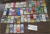 50 old advertising matchbooks taverns risque beer