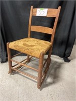 Wooden Vintage Rocker Chair