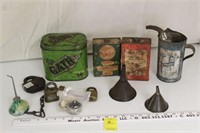 Vintage Tins, Oil Spouts