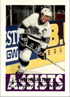 1994 Topps Premier 154 Wayne Gretzky Assist