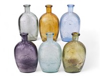 Vintage Commemorative Flasks (6)