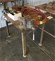 30"x30" Iron Work Table