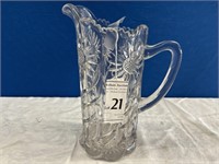 Pressed Glass Pitcher