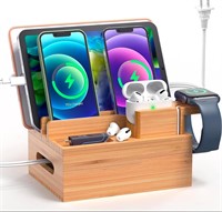 ($67) Bamboo Charging Station for Multiple