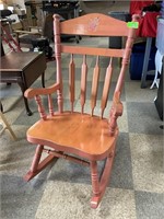 Pink rocking chair