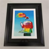 Peter Max signed & numbered 123/350 colored