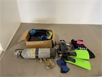 Lot of Assorted Diving Gear