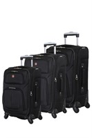 Swissgear 6283 Expandable 3pc Spinner Luggage Set