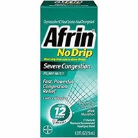 (3) Afrin No Drip 12-Hour Pump Mist for Severe