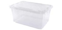 Clear 102l Greenmade Tuff Storage Bin *pre-owned