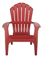 $27  RealComfort Red Plastic Adirondack Chair