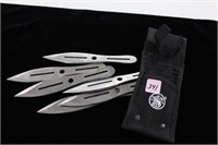 SET OF 6 SMITH & WESSON BRAND THROWING KNIVES