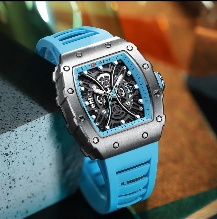 Designer Looking Blue Blue Watch