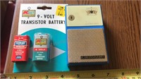 Vintage Coronet AM Transistor Radio with vintage